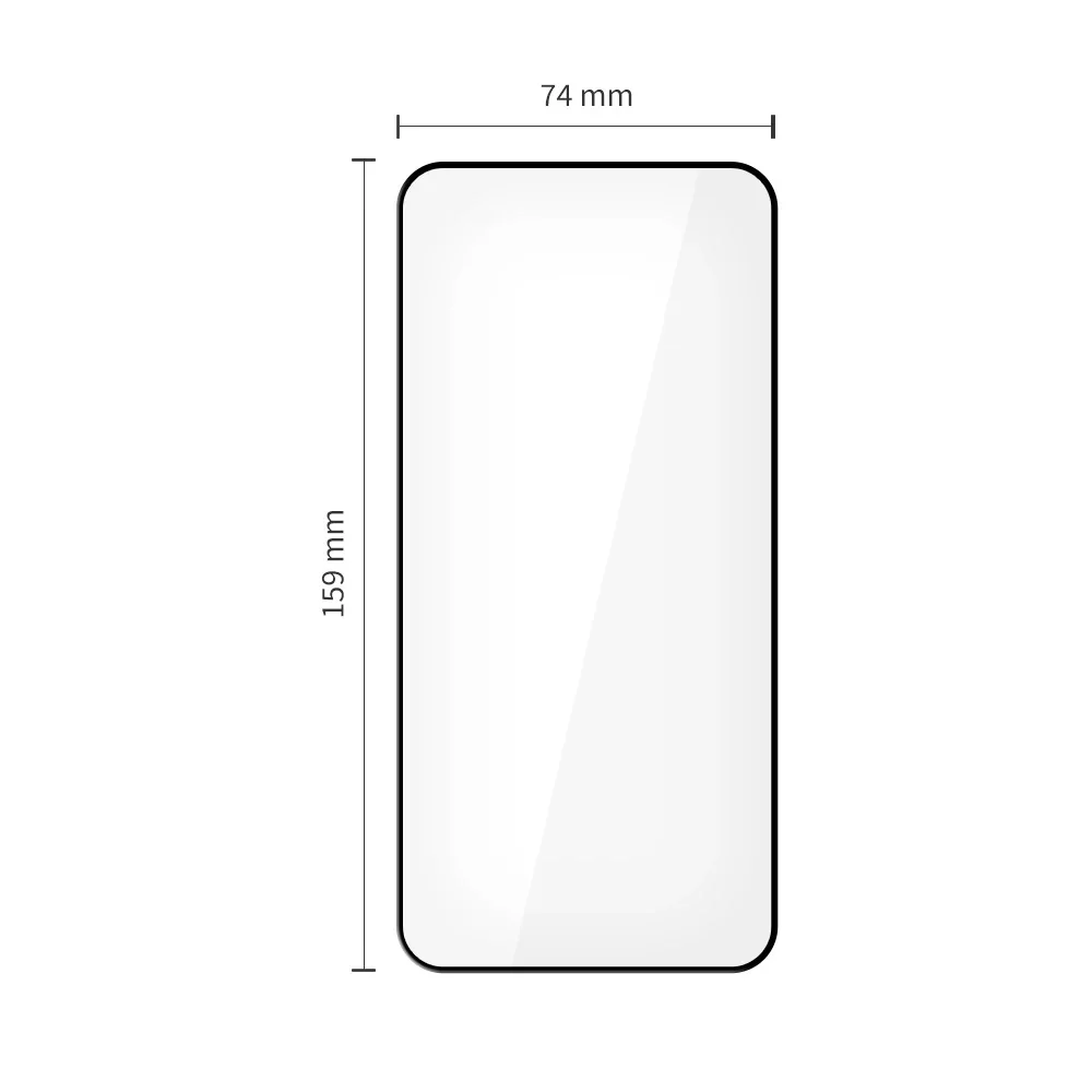 Tech-Protect Glass Fit 2x ochranné sklo na Xiaomi 15T / 15T Pro, čierne Čierna, 9H tvrdosť