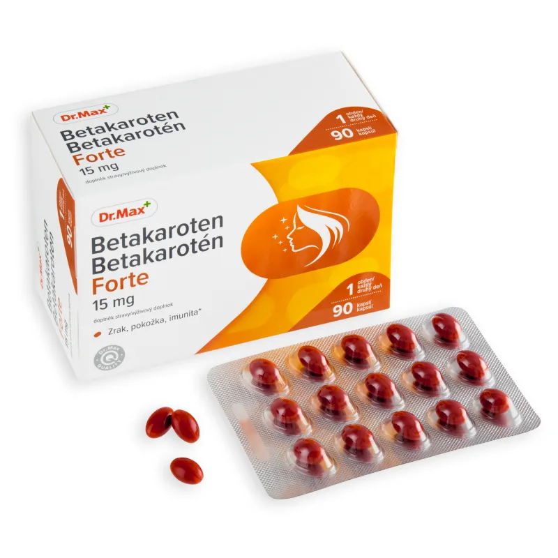 Dr. Max Betakarotén Forte 15 mg 1×90 kapsúl