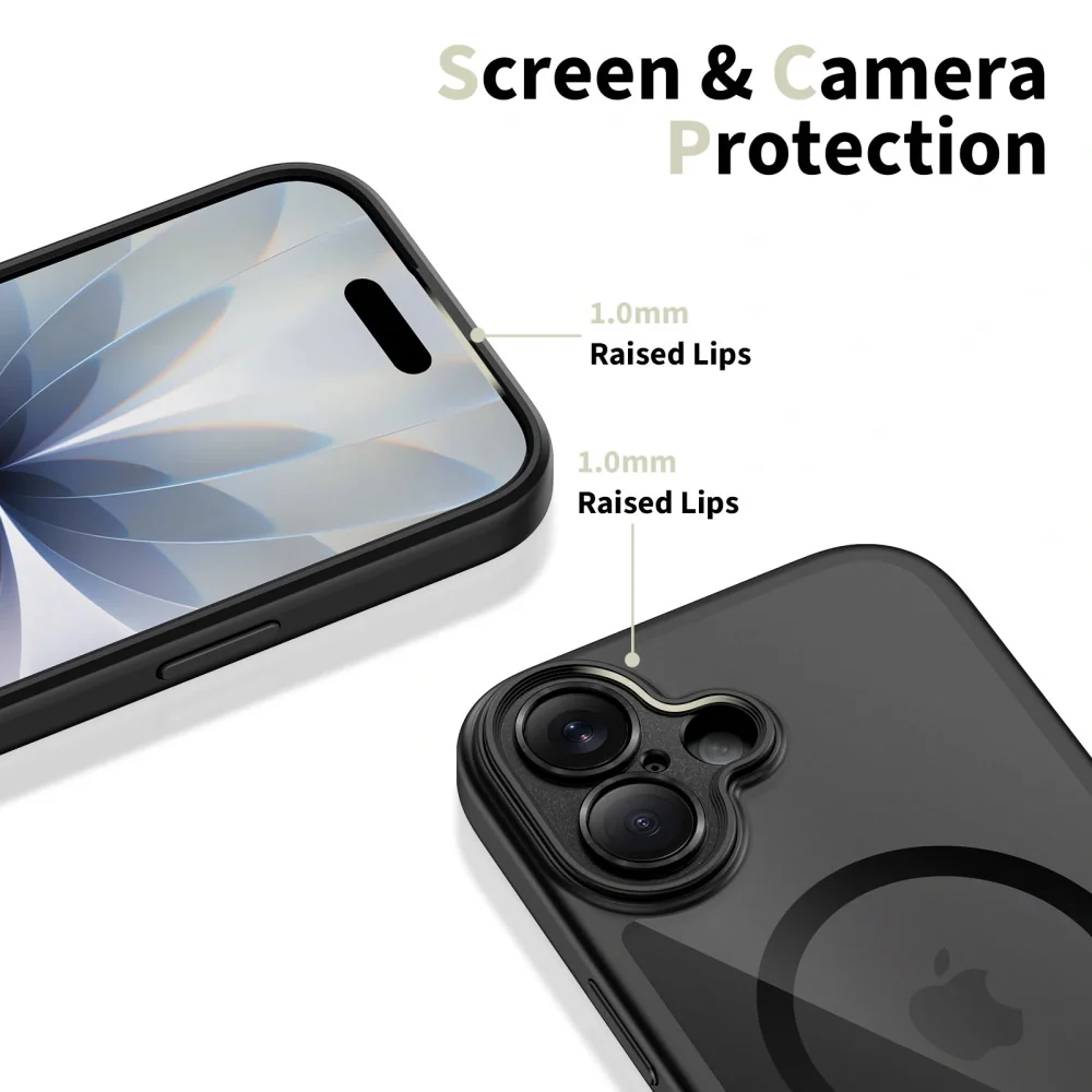 Tech-Protect MagPeak MagSafe CC kryt na iPhone 17, čierny
