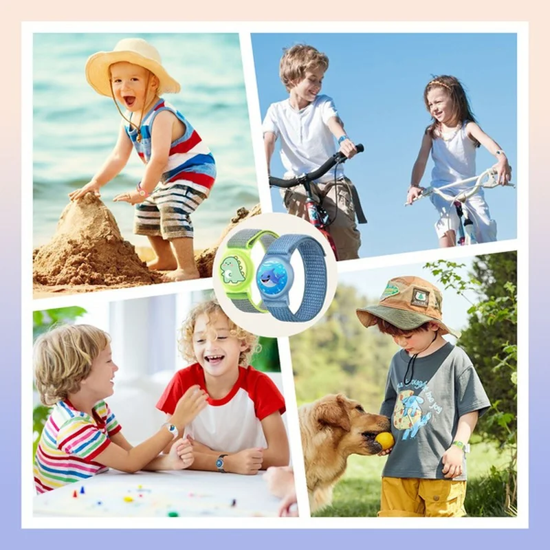 MG Kids Flower remienok na Apple AirTag, farebný