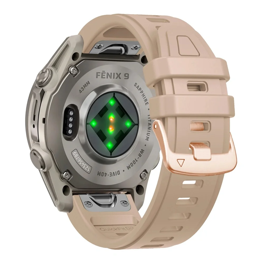 Tech-Protect Silicone remienok Garmin QuickFit 20mm, walnut