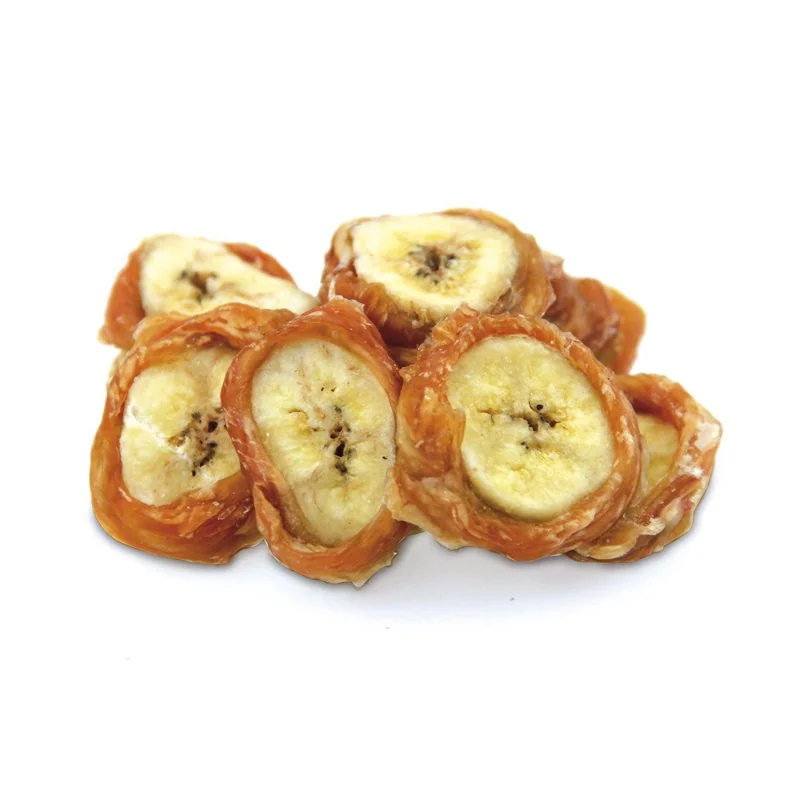 Pamlsky pre psy WELI SNACK banánové kačacie rolky