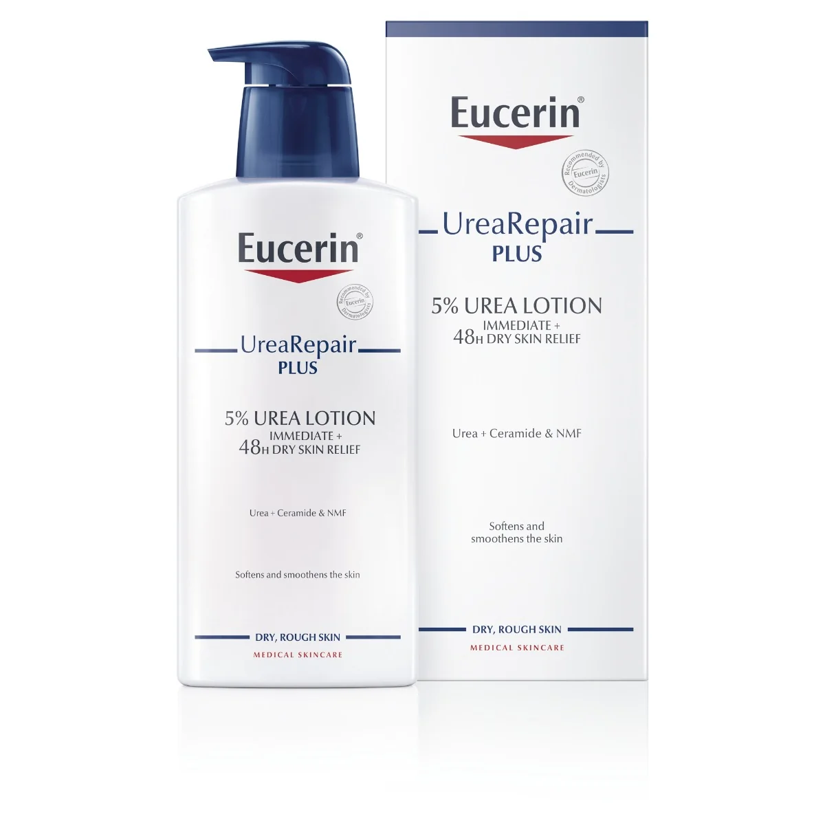 Eucerin UreaRepair PLUS Telové mlieko 5% Urea 1×400 ml, 5% Urea