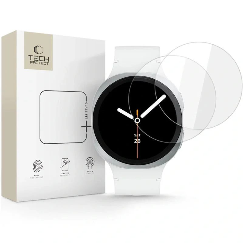 Tech-Protect Glass Fit 2x ochranné sklo na Samsung Galaxy Watch 8 (40 mm) mm)
