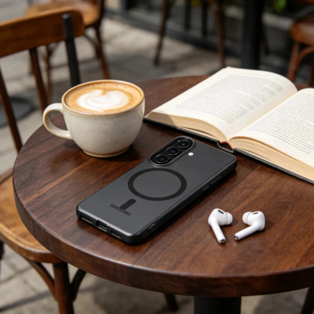 Tech-Protect MagSlim MagSafe kryt na Samsung Galaxy S26, čierny