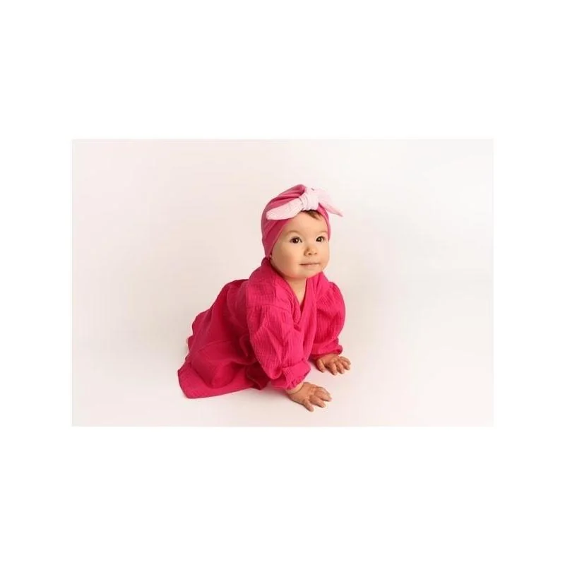 Dievčenská čiapočka turban  For Girls stripes, vel. 86 (12-18m)