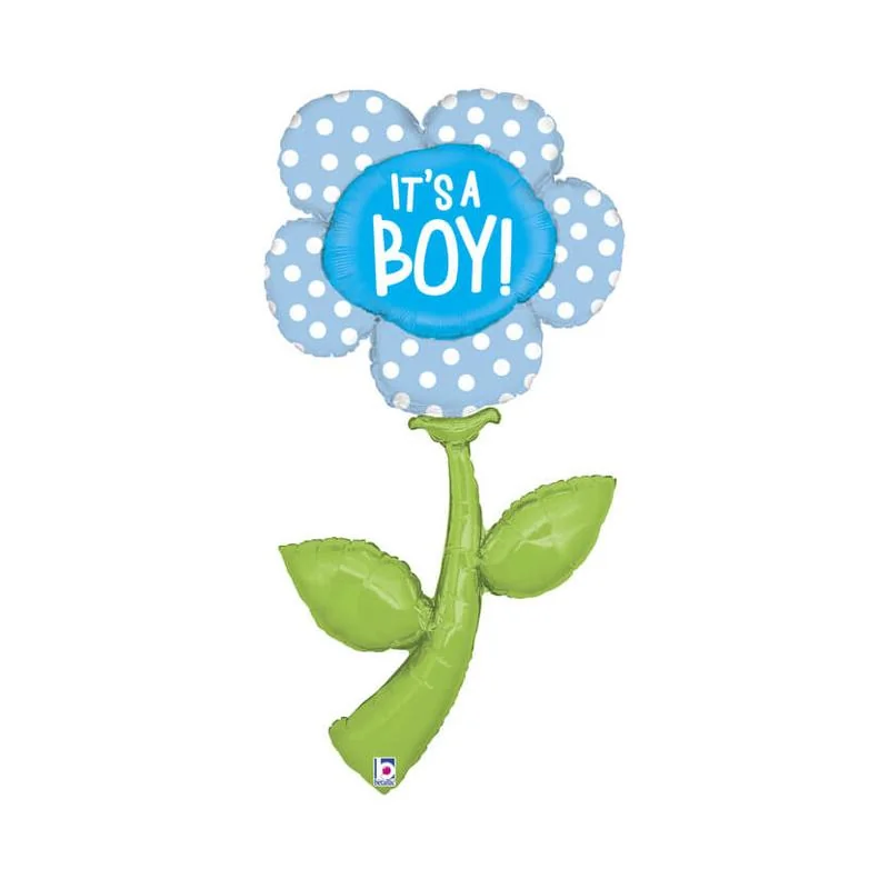 Fóliový balón supershape It´s a boy Kvetina 152cm