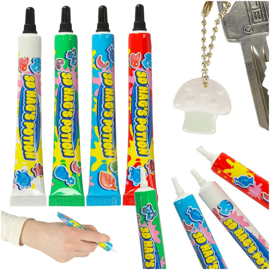 UV lepidlo pre kreatívnu sadu – 4×20 g, 4 farby
