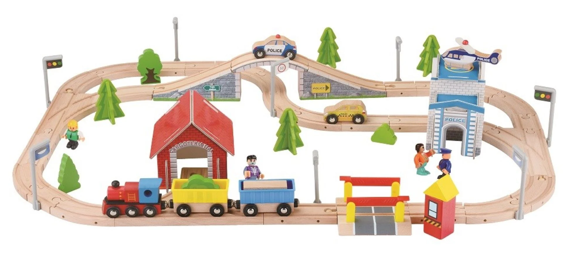2Kids Toys Vláčikodráha 80 dielov 