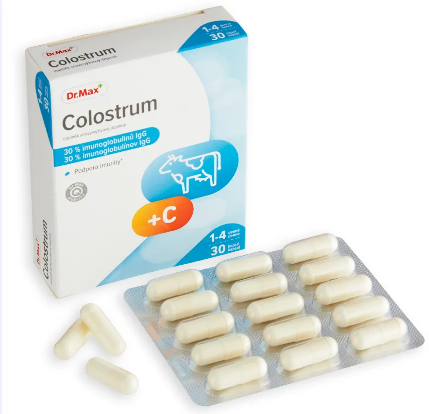 Dr. Max Colostrum 1×30 cps, podpora imunity