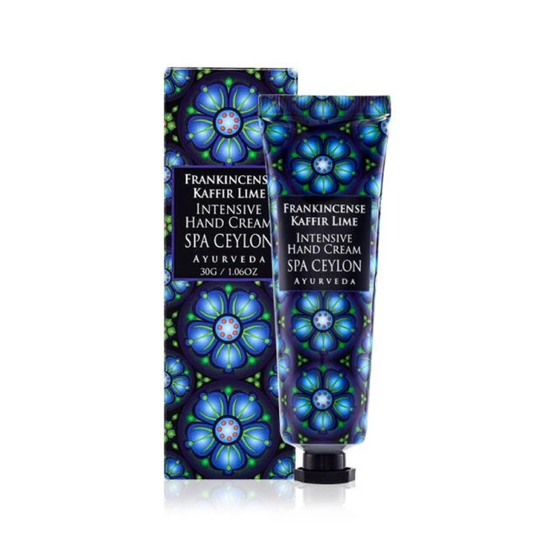 Krém na ruky Frankincense Kaffir Lime 30 g, kadidlo a gáfrová