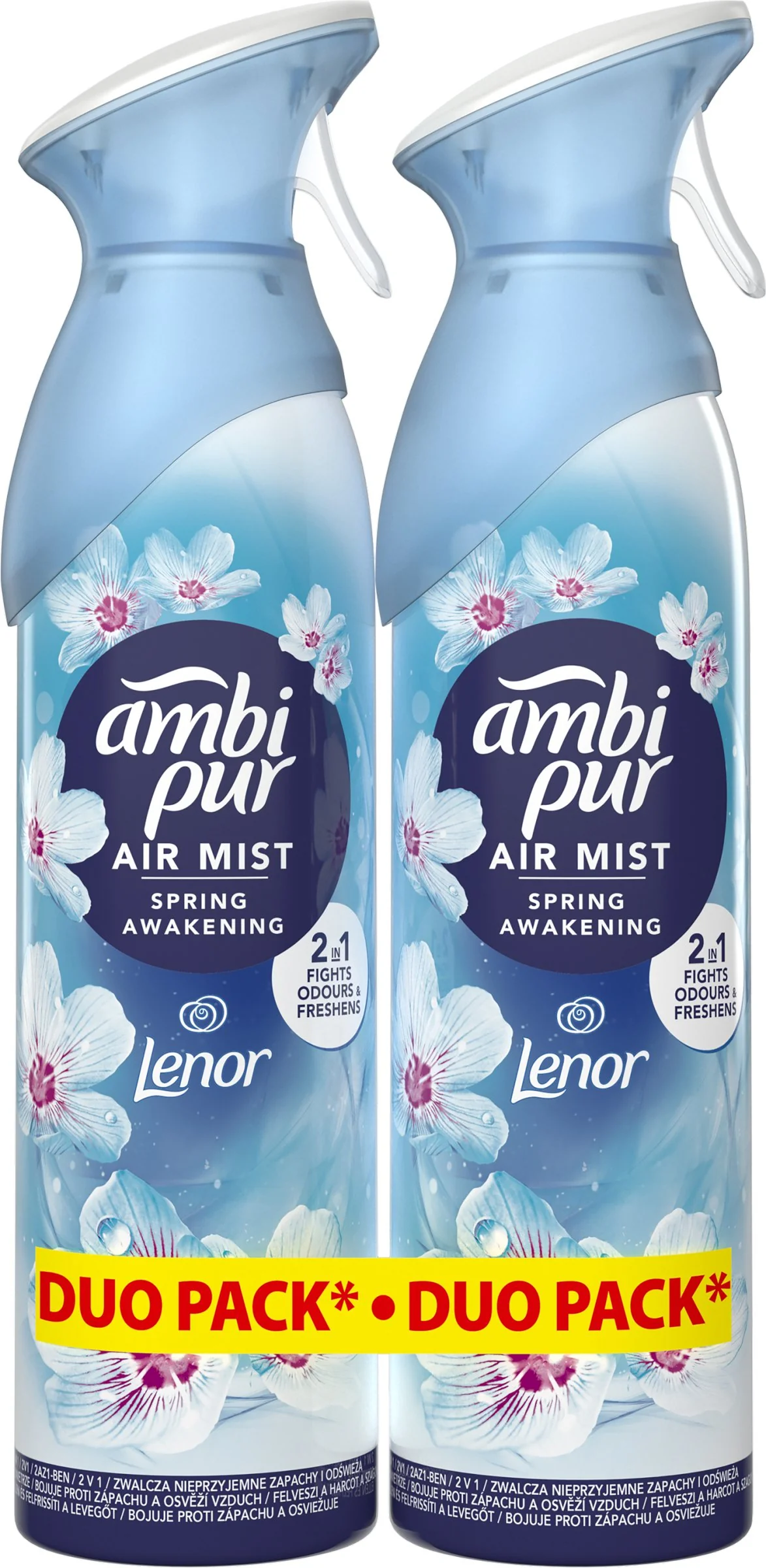AMBI PUR SPREJ DUOPACK SPRING AWAKENING 2X185ML 2×185 ml, osviežovače vzduchu v spreji