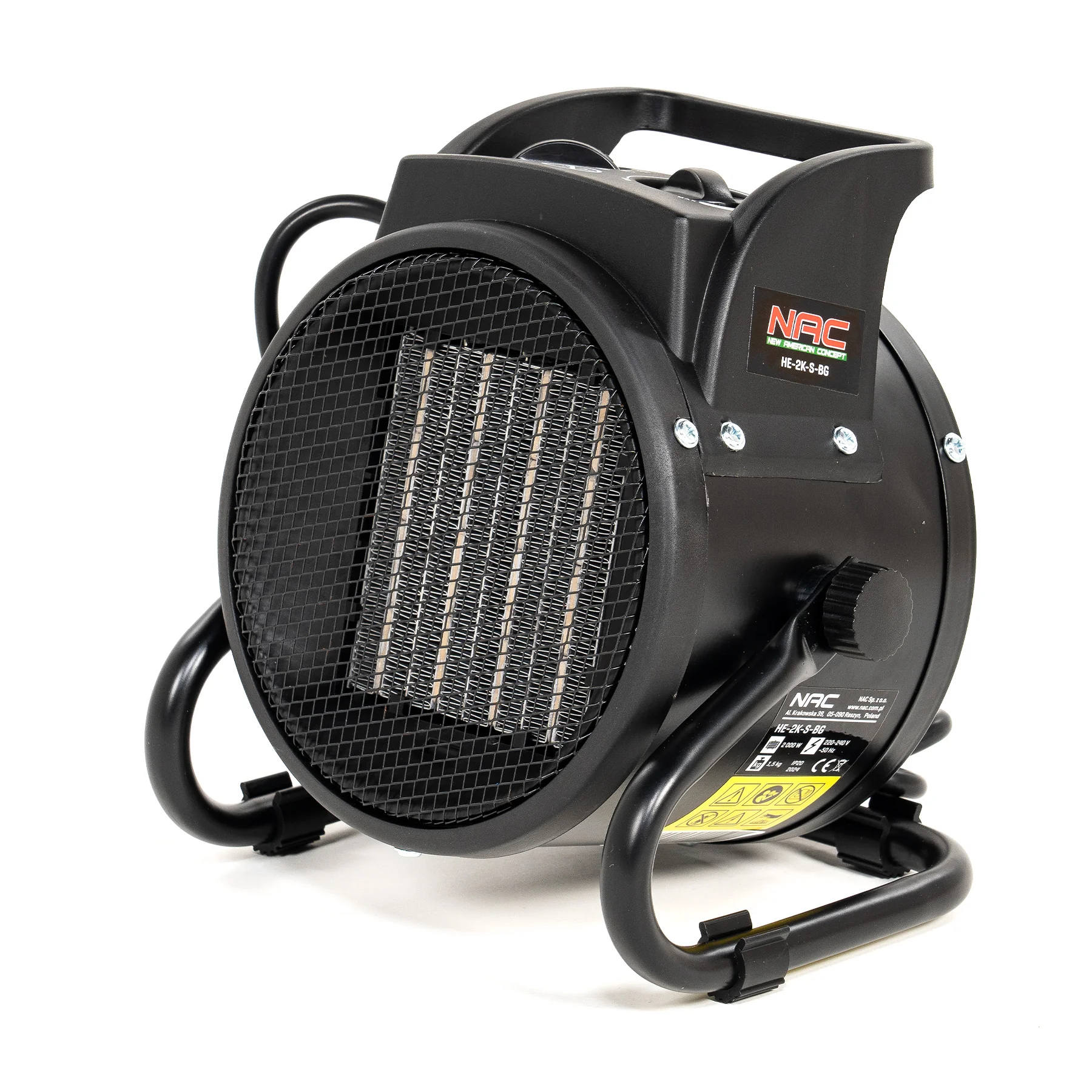 Ohrievač NAC elektrický HE-2K-S-BG 2000W