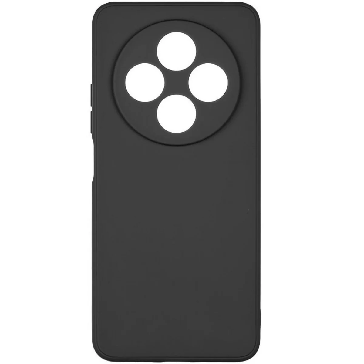 Silikónové mäkké puzdro TPU pre Xiaomi Redmi 14C/Poco C75 - Čierna matné puzdro, zvýšené okraje
