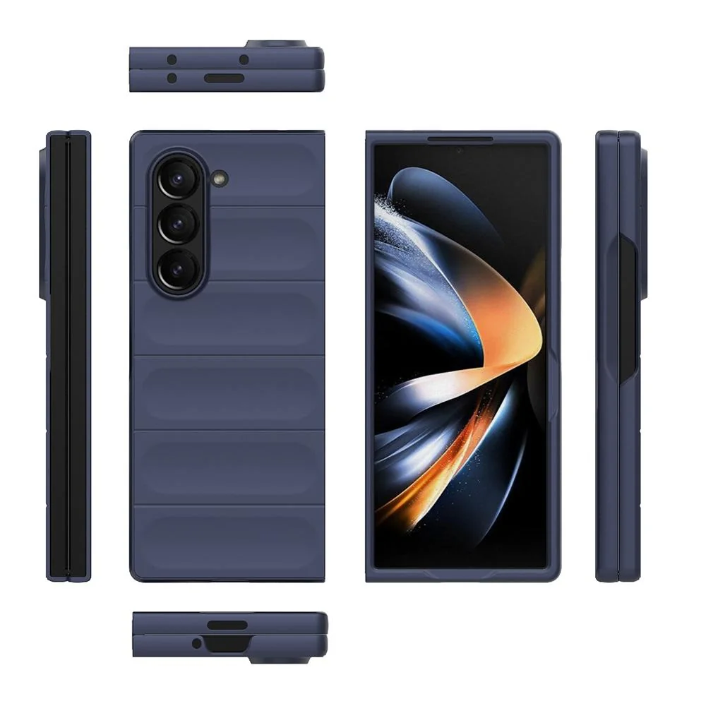 Pancierové puzdro pre Samsung Galaxy Z Fold 6 - Čierna Flexibilný kryt na telefón