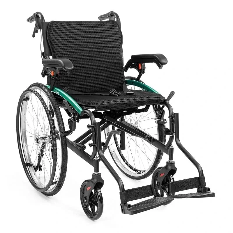 Ultraľahký invalidný vozík ACTIV-TIM – 10,9 kg, 46 cm Farba: čierna