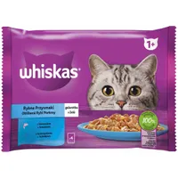 WHISKAS Kapsička Rybací výber v želé 4pack