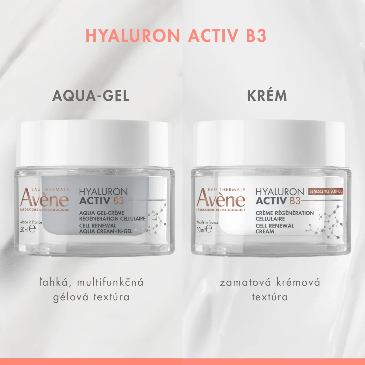 Avène Hyaluron Activ B3 Aqua gél-krém 50 ml