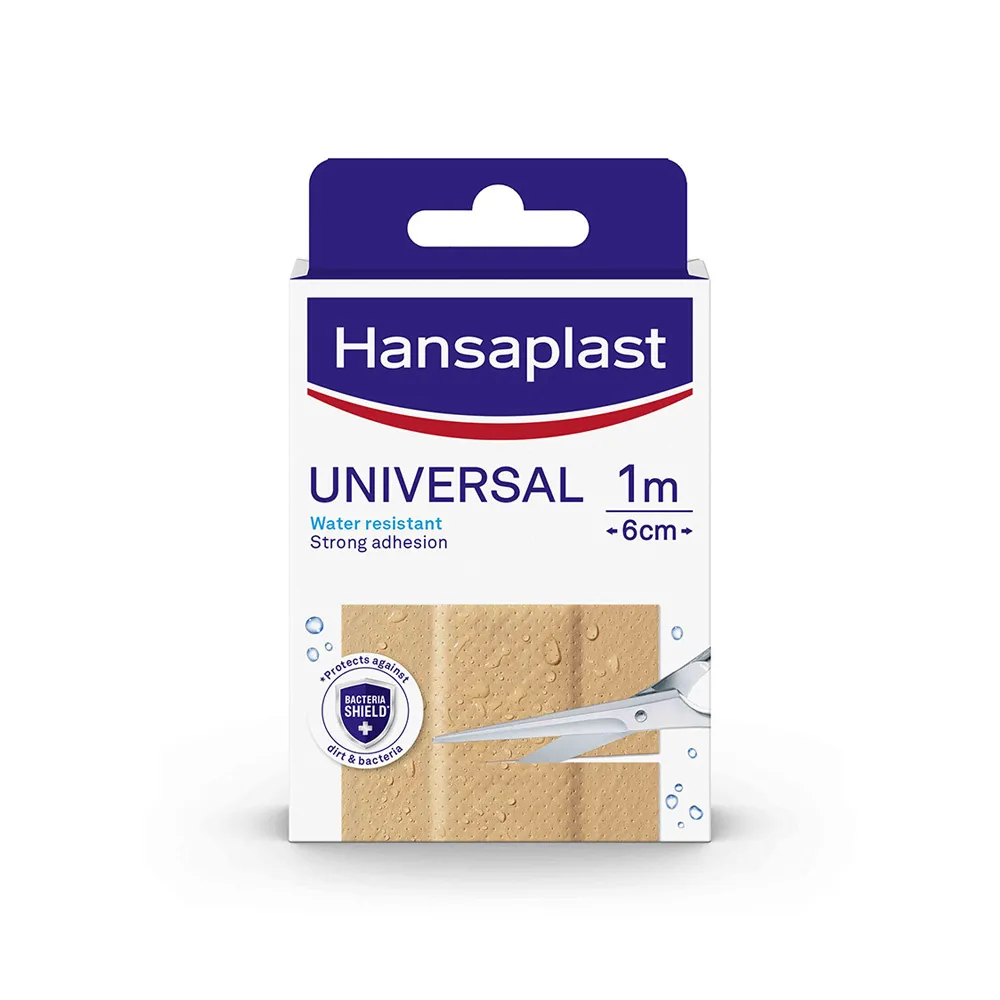 Hansaplast Universal Water resistant 1×1 ks, vodeodolná náplasť