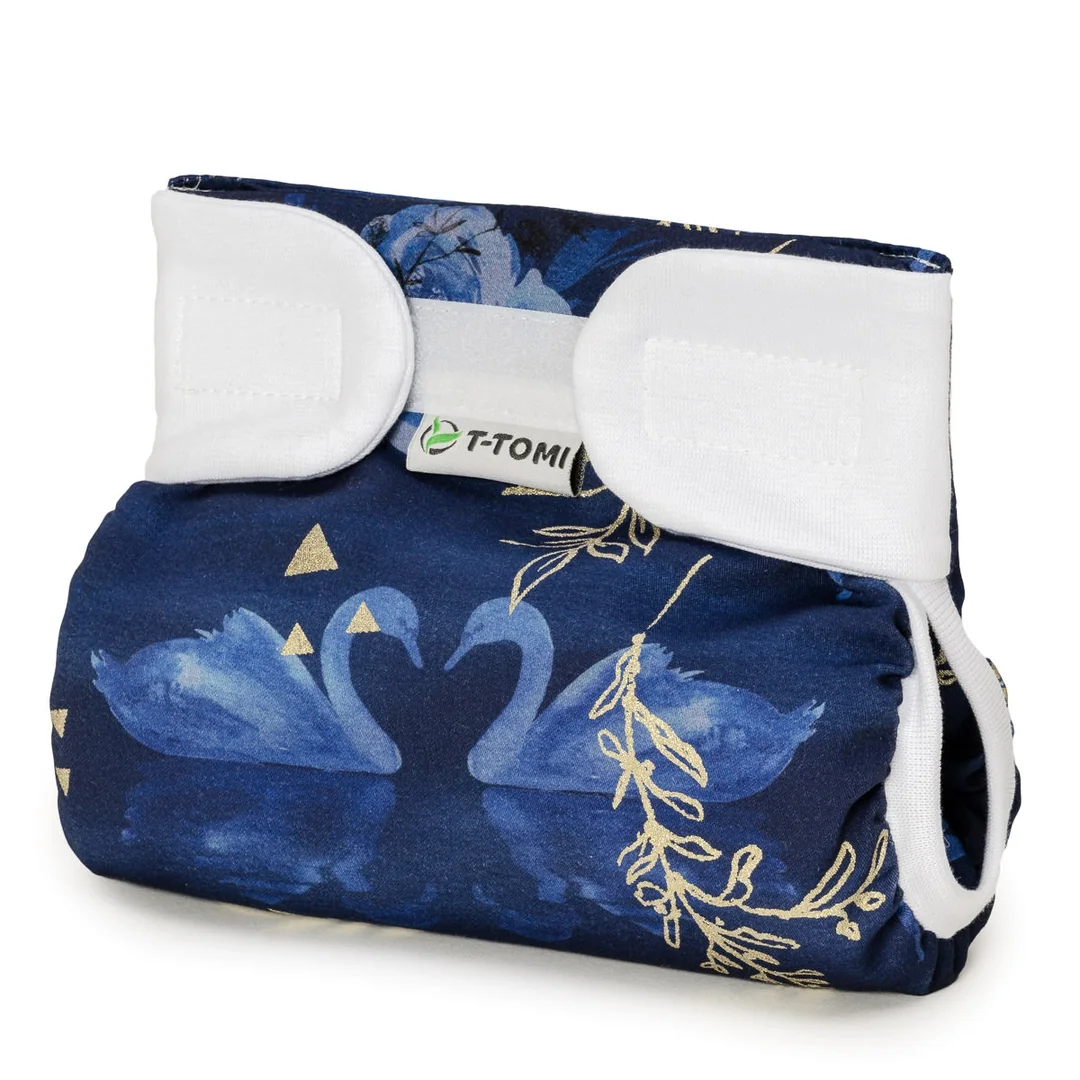 Ortopedické abdukčné nohavičky T-TOMI - suchý zips Swan lake (5-9 kg)