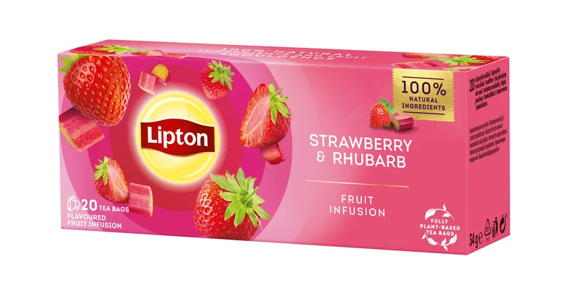 Lipton Strawberry with Rhubarb 1,7g 20 ks