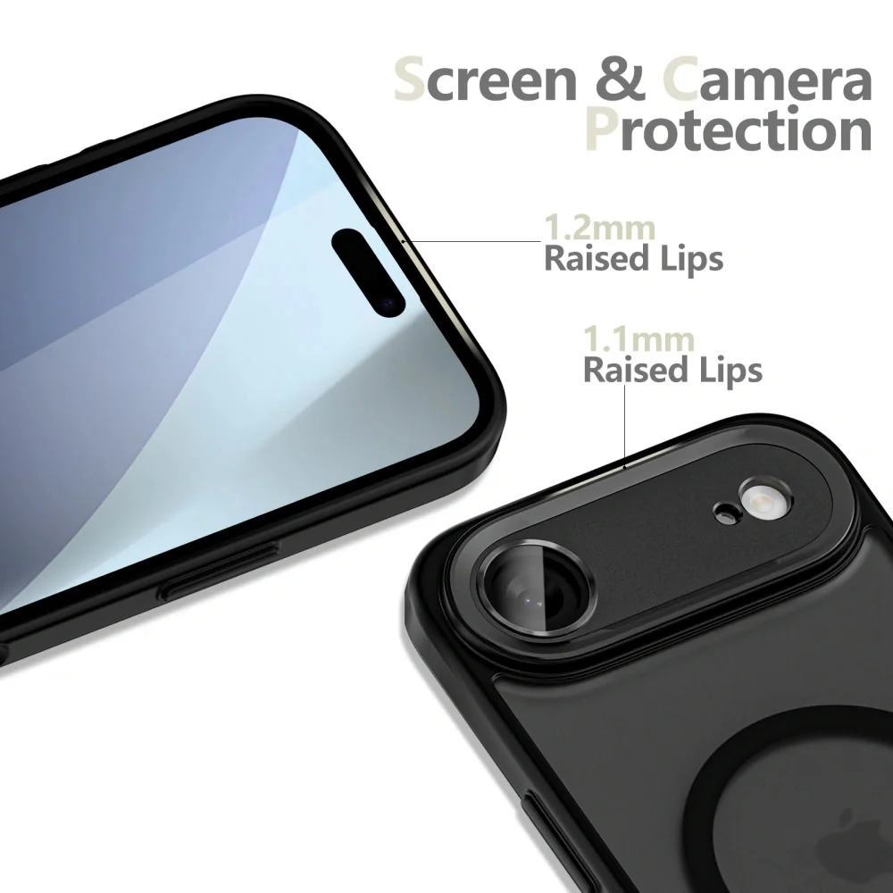 Tech-Protect MagCam MagSafe kryt na iPhone 17 Air, čierny