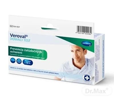 Veroval PREVENCIA ŽALÚDOČNÝCH OCHORENÍ 1×1 ks, domáci test
