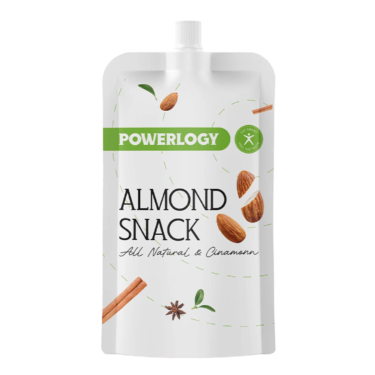 Powerlogy Cinnamon Almond Cream 1×50 g, orieškové maslo