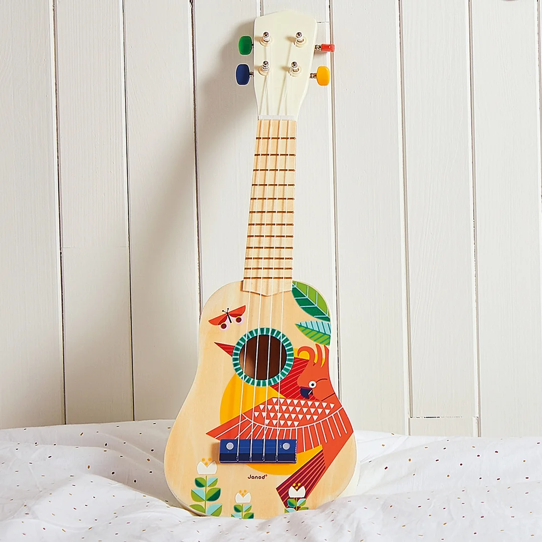 Janod Gioia Drevený hudobný nástroj pre deti Ukulele
