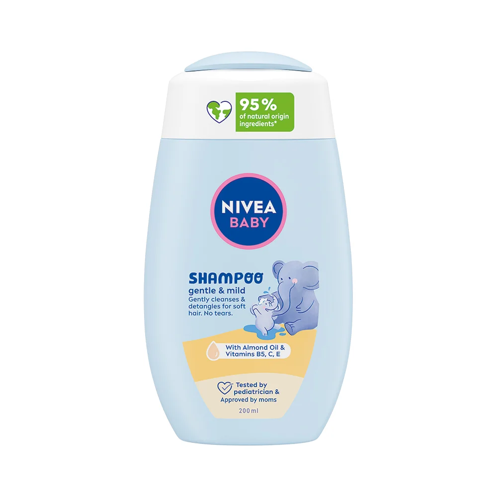 Nivea Baby Jemný šampón 200ml 1×200 ml, šampón