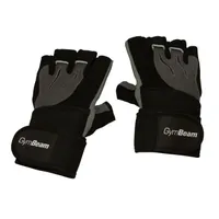 Gymbeam fitness rukavice ronnie m čierna sivá