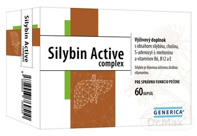 GENERICA Silybin Active complex 1×60 cps, výživový doplnok