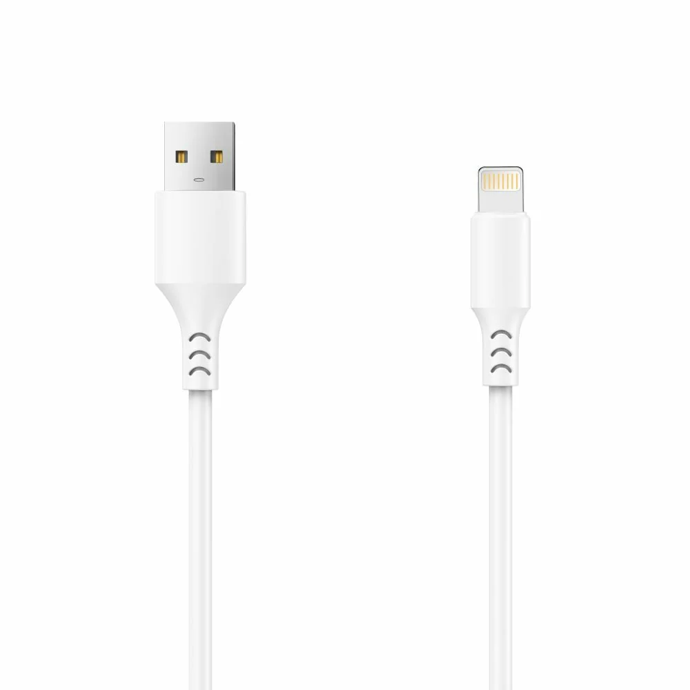 SETTY USB - Lightning kábel 3,0 m 2A, biela (GSM109583)