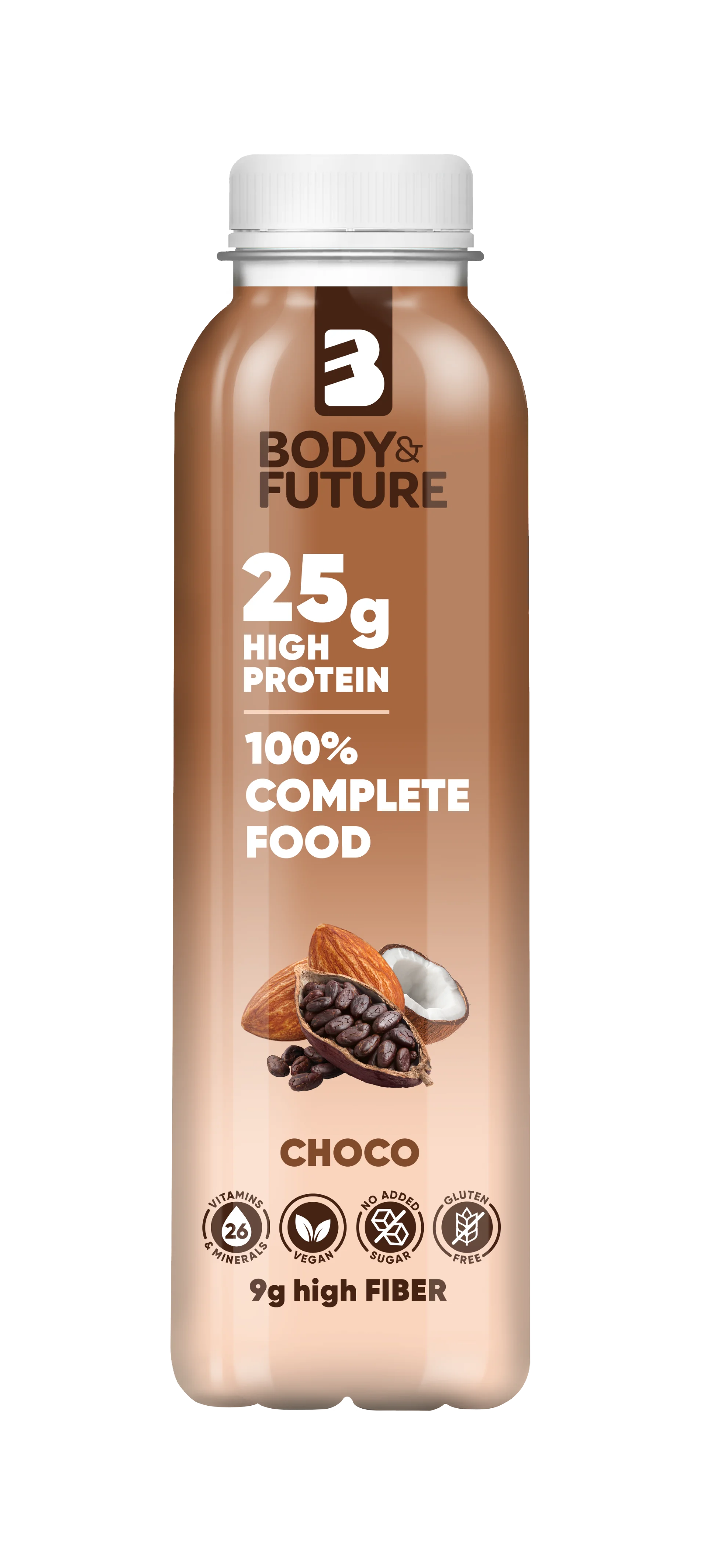 Body&Future 100% complete food choco PET 0,4 l