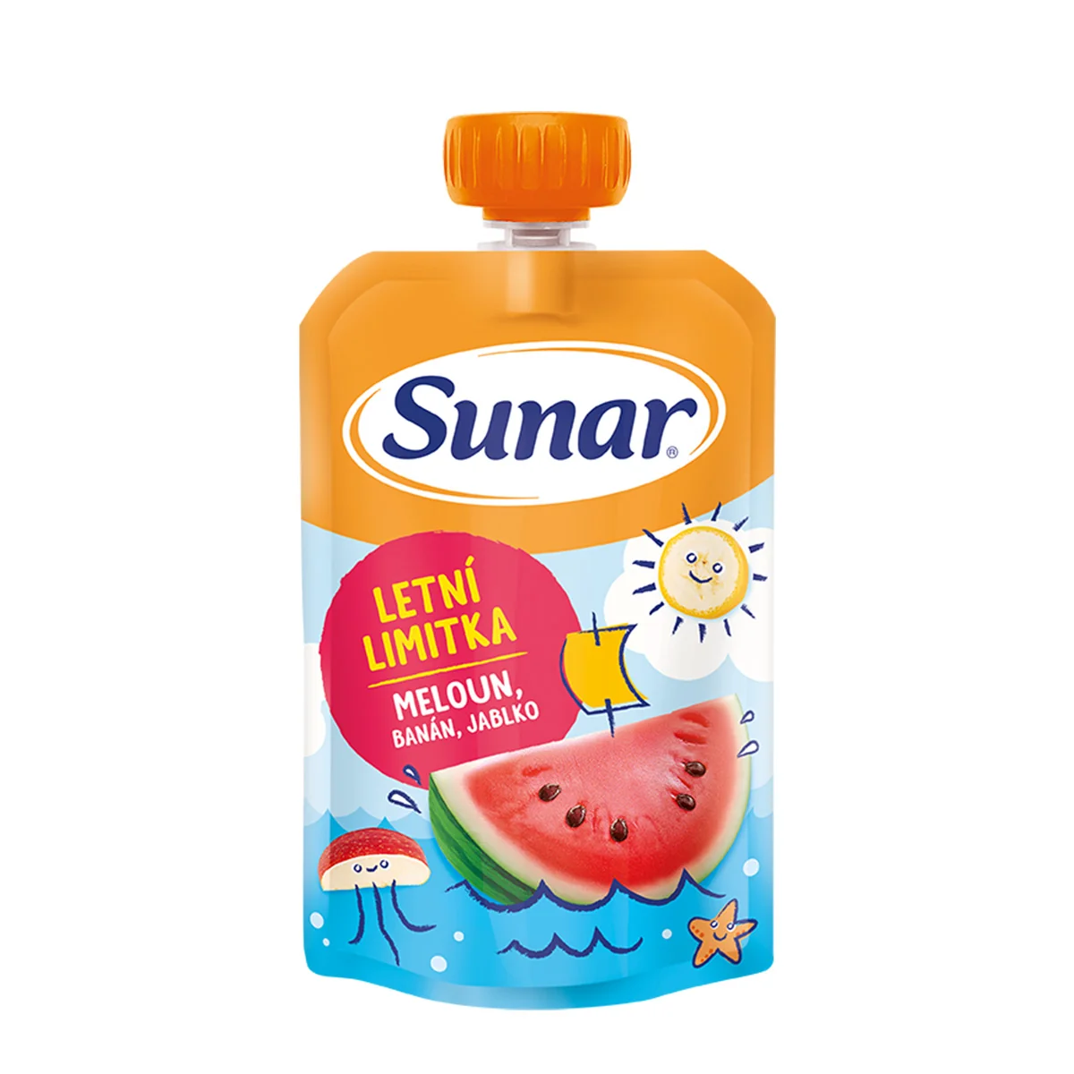 Sunar Ovocná kapsička Melón, 6m+ 100 g