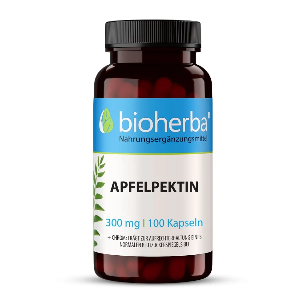 Jablčný pektín 300 mg – 100 kapsúl – Bioherba