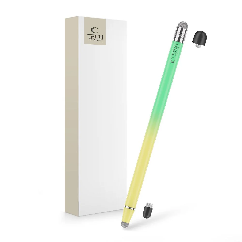 Tech-Protect USP100 Stylus pero na tablet, žlté/zelené