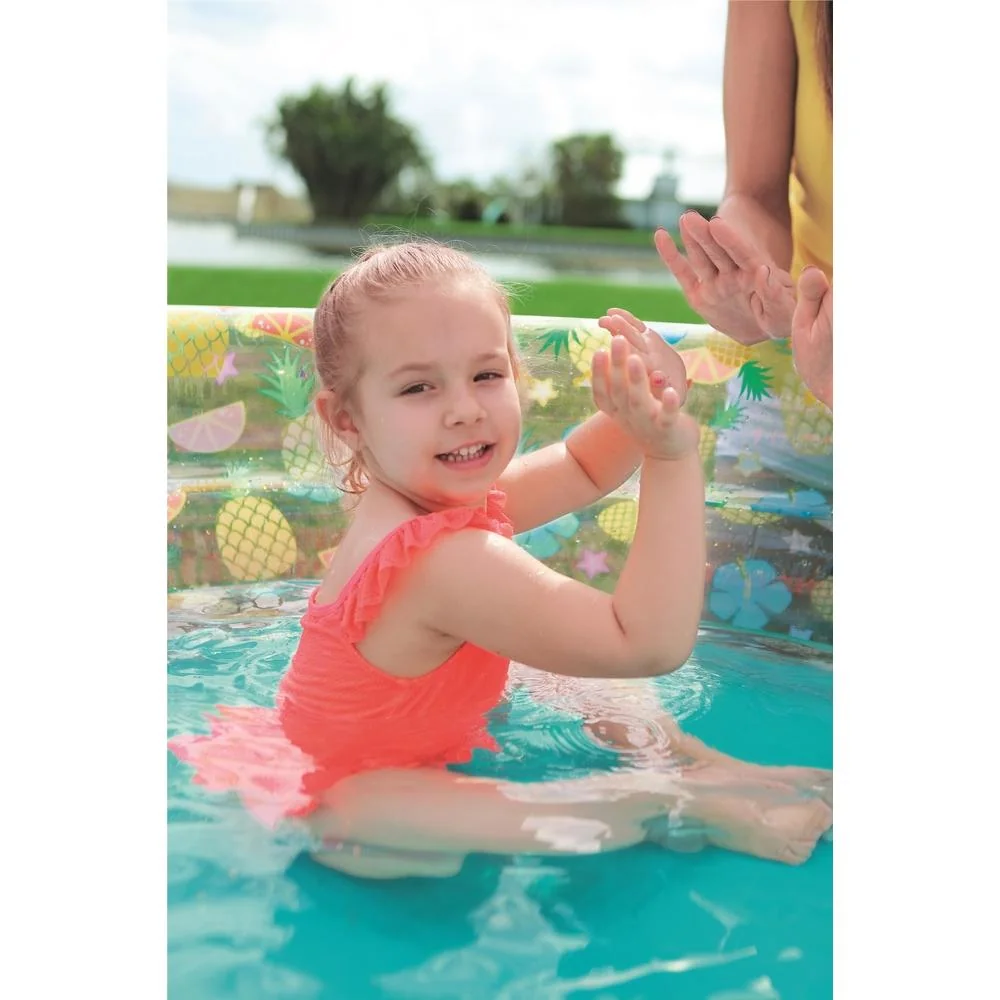 Bazén BESTWAY 51045 Ø150x53cm transparentný/ananás