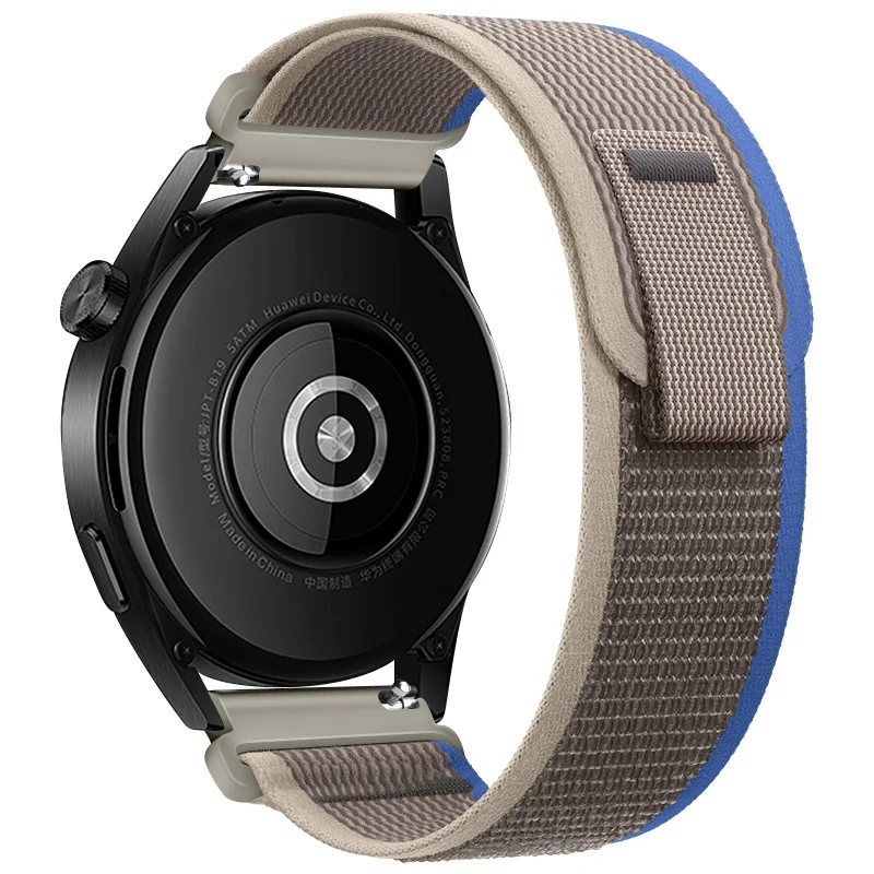 BStrap Velcro Nylon remienok na Samsung Galaxy Watch 3 45mm white rainbow