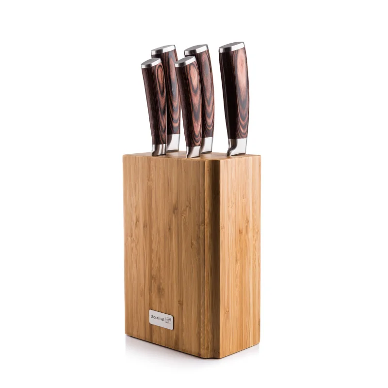 G21 Sada nožov Gourmet Nature 5 ks + bambusový blok Gourmet Nature 5 ks + bambusový blok G21GNAT5
