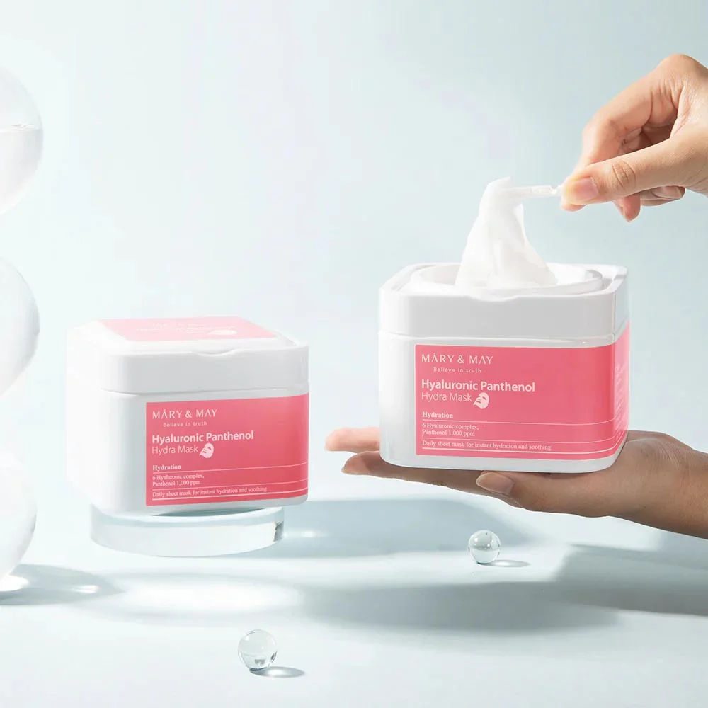 Mary & May Hyaluronic Panthenol Hydra Mask hydratačný textilná maska 30 ks