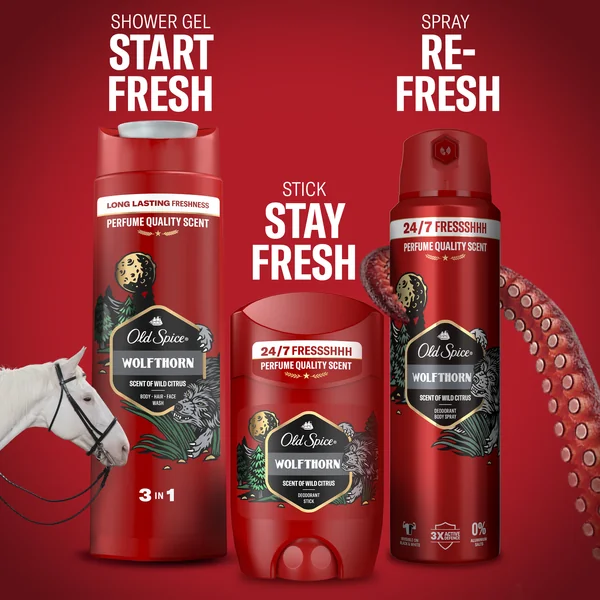 Old Spice Wolfthorn tuhý dezodorant 85 ml