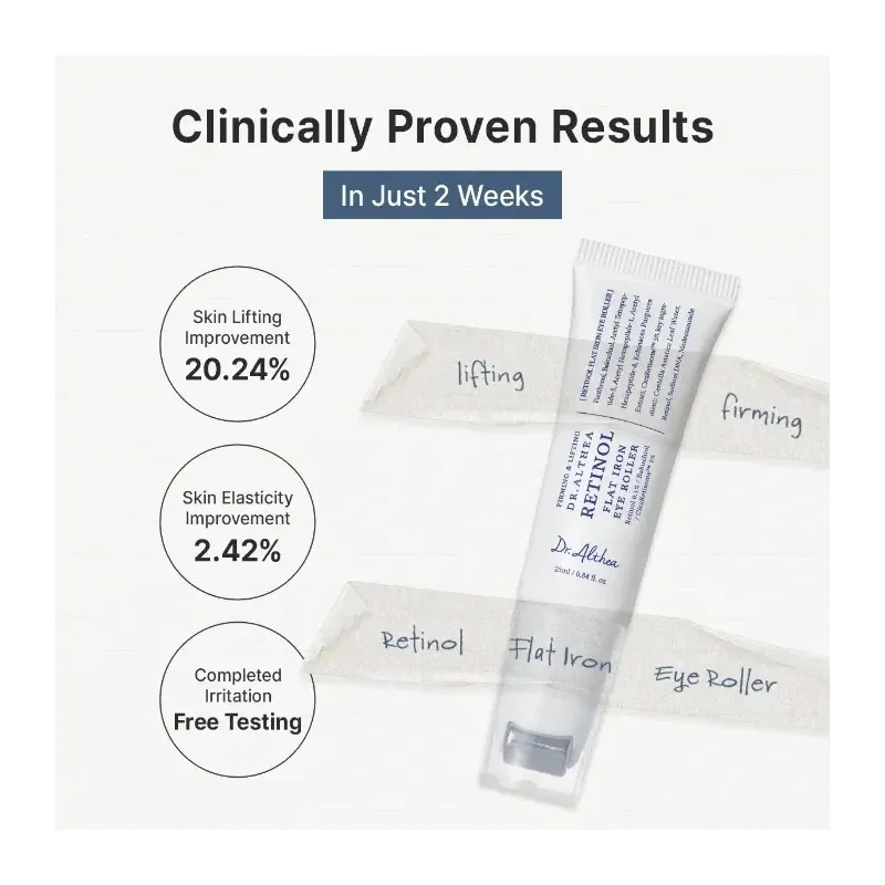 DR. ALTHEA Retinol Flat Iron Eye Roller Omladzujúce očné sérum s retinolom 25ml
