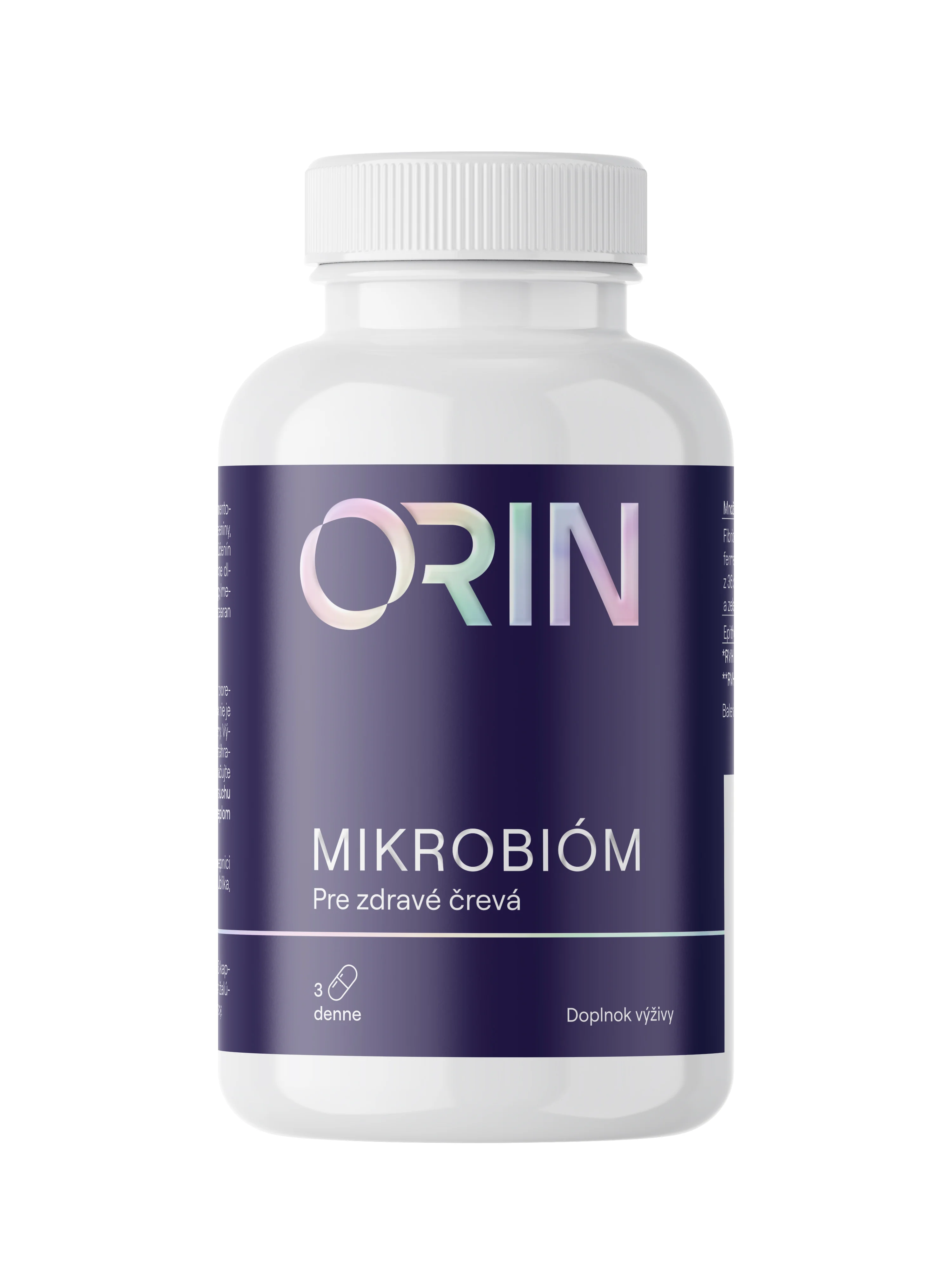 MIKROBIÓM Boost pre energiu čriev 90 kaps., 30 denných dávok