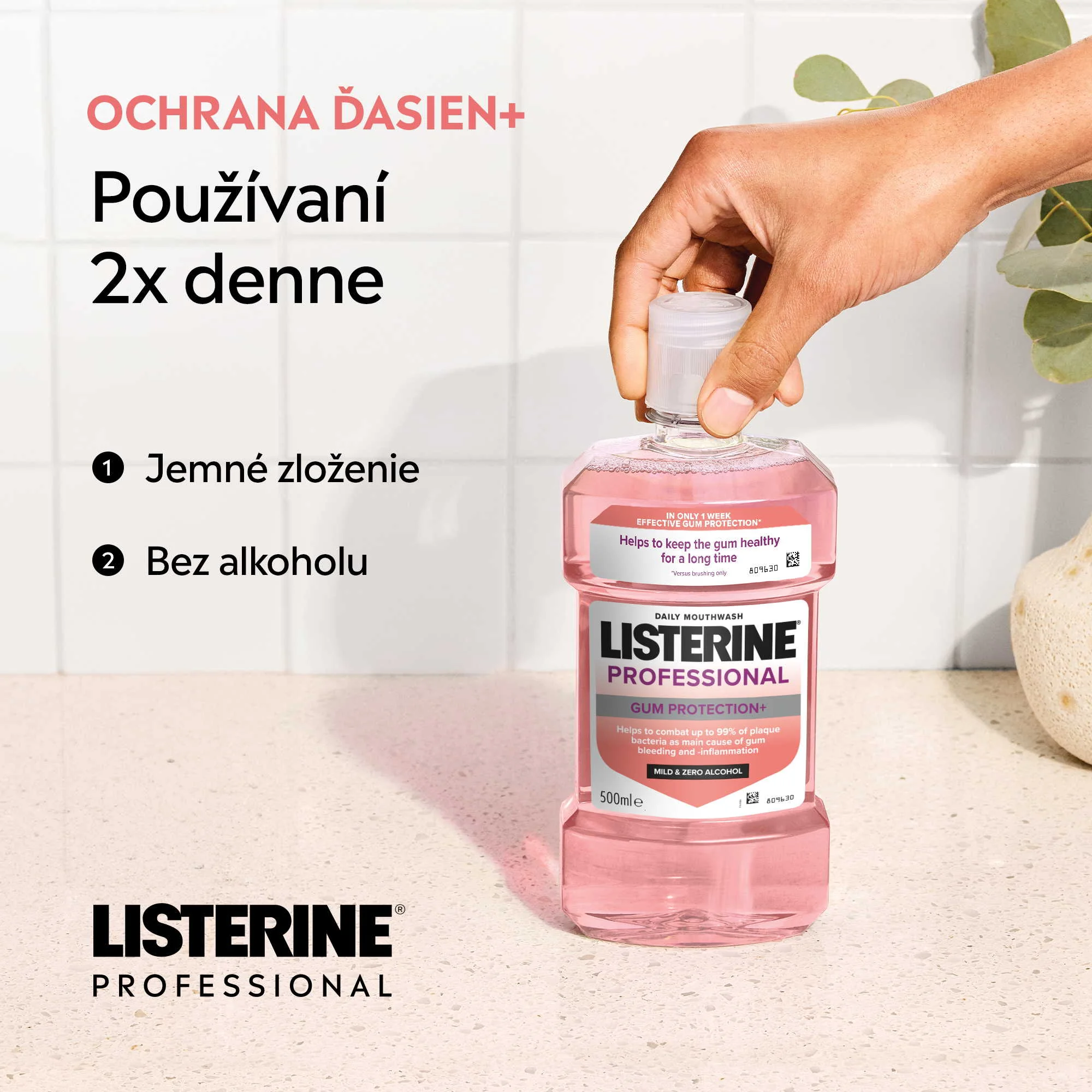 LISTERINE® LISTERINE PROFESSIONAL GUM PROTECTION+ 500 ml