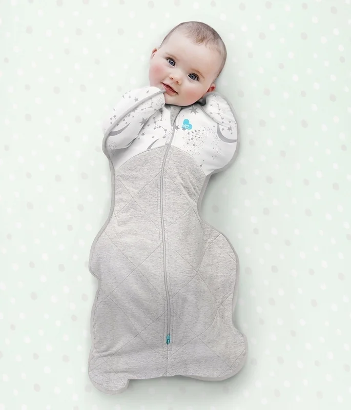 Love To Dream Swaddle UP Warm - Zavinovačka, veľkosť M, biela - 1 FÁZA, 3-6m, 6-8kg 1×1 ks