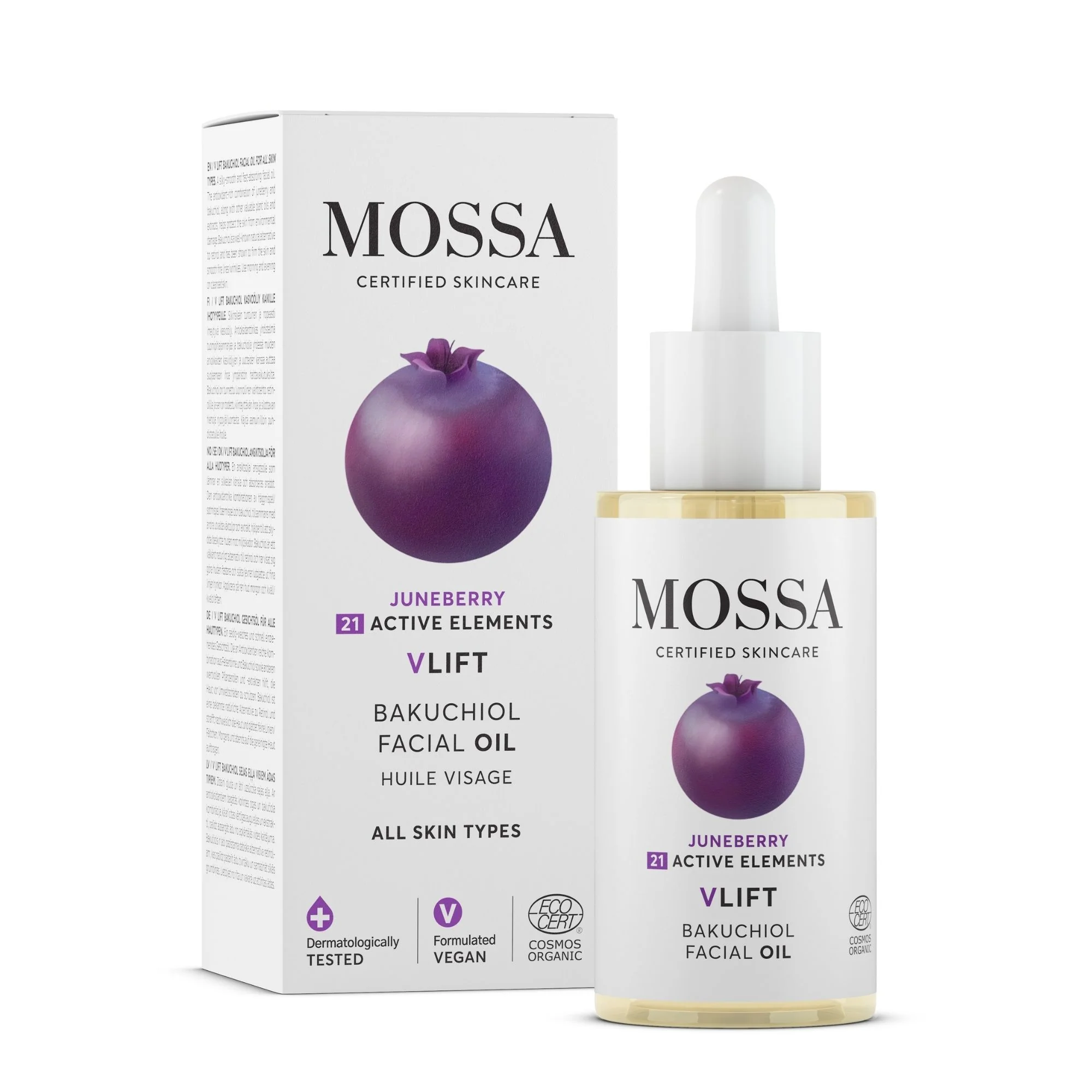 MOSSA Bakuchiolový olej, V-LIFT 30 ml