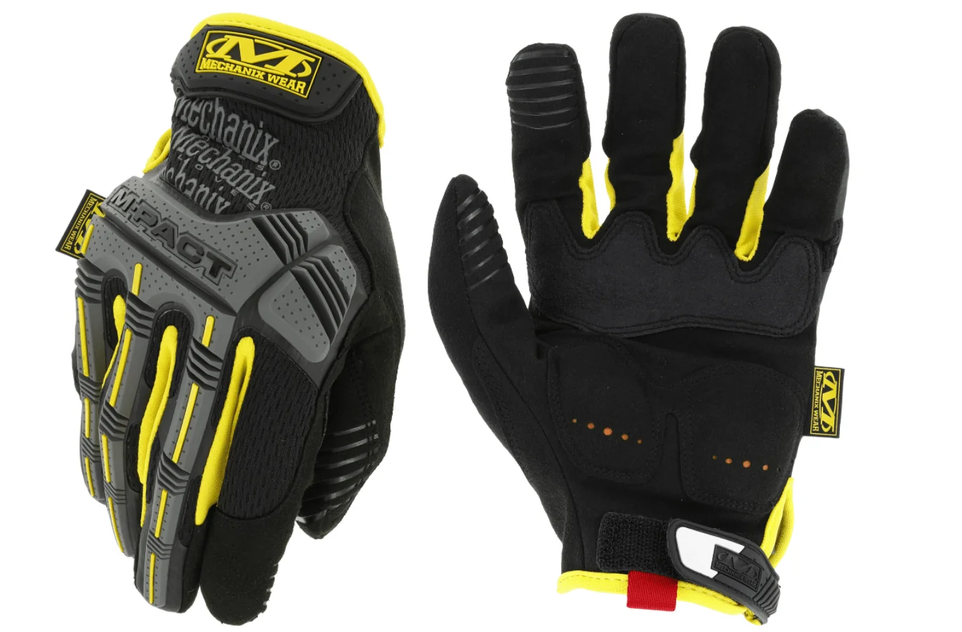 Mechanix M-Pact pracovné rukavice XL (MPT-01-011) čierna/žltá