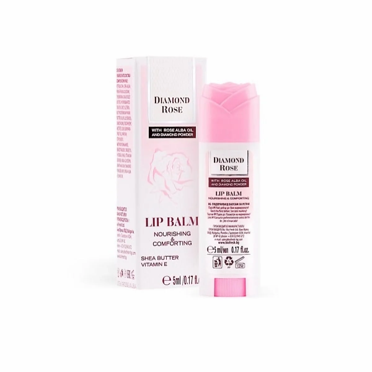 Ošetrujúci balzam na pery Diamond Rose Biofresh 5 ml