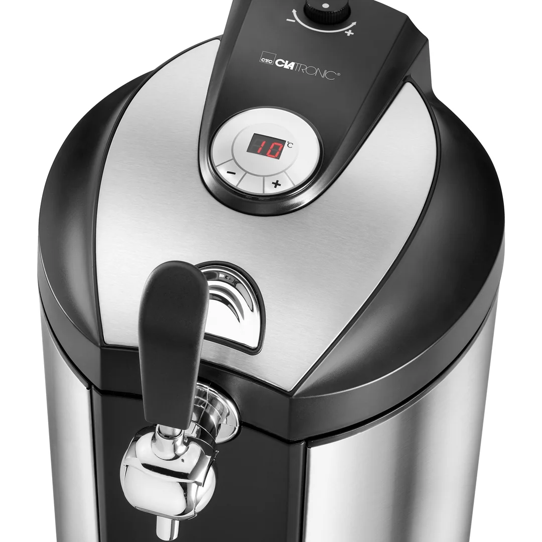 Clatronic BZ 3740 výčapné zariadenie na pivo, 5 l sudy, CO2 systém